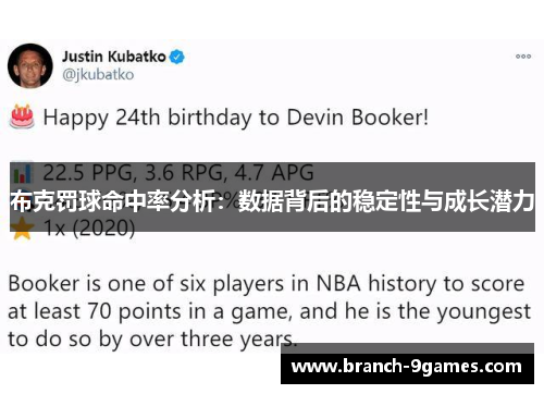 布克罚球命中率分析：数据背后的稳定性与成长潜力
